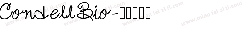 Condell Bio字体转换